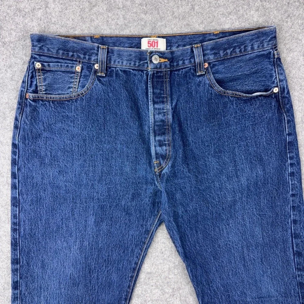 VTG Levi's Jeans Men 40x30 Blue 501 Original Straight Leg Button Fly Denim Pants